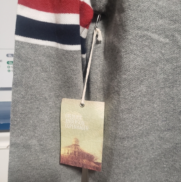 Frederik Anderson Copenhagen Men's Large Zip-Up Sweater - Picture 3 of 4